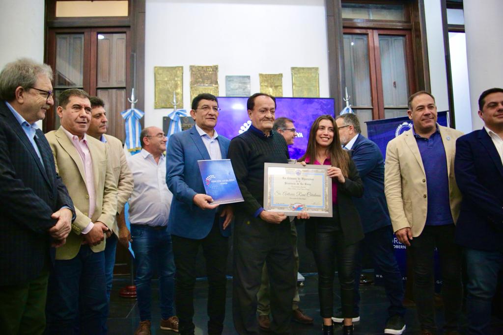 El humorista René Cárdenas fue reconocido en la Legislatura El humorista René Cárdenas fue reconocido en la Legislatura